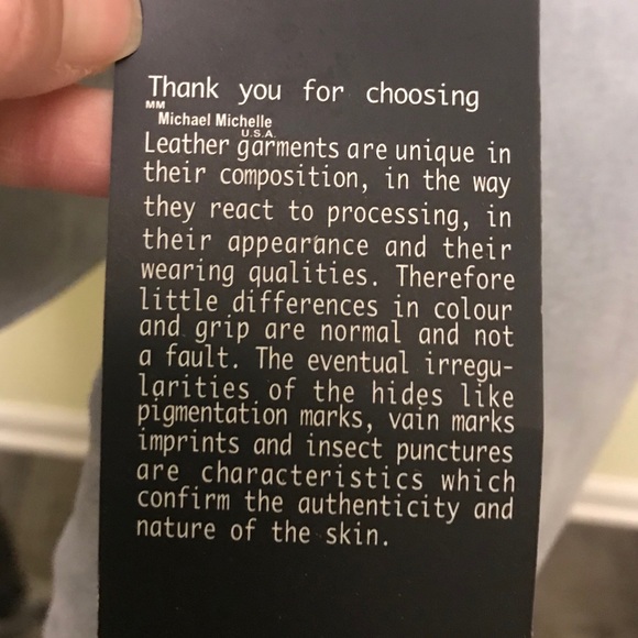 Michael Michelle Suede Leather Jacket - Picture 8 of 8